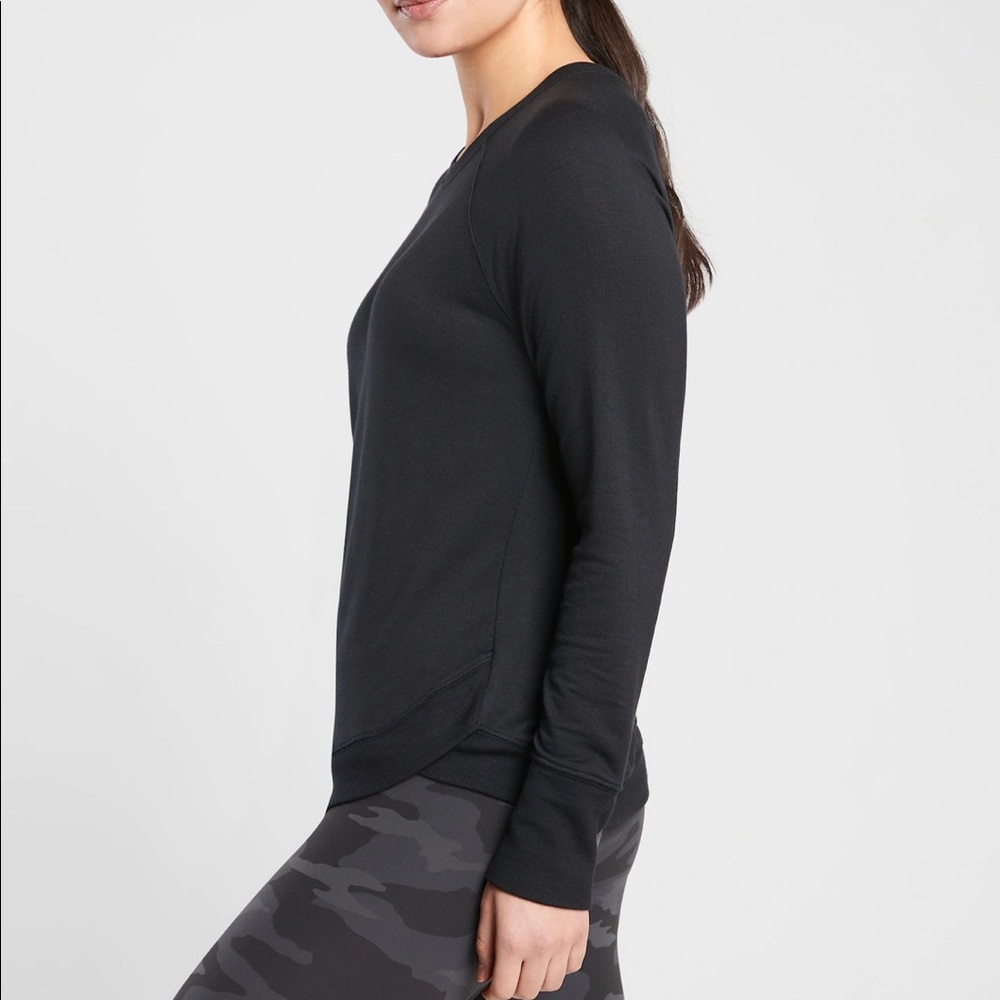 Athleta Mindset Sweatshirt - Size M - black - NeW